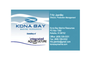 Kona Bay Business Card